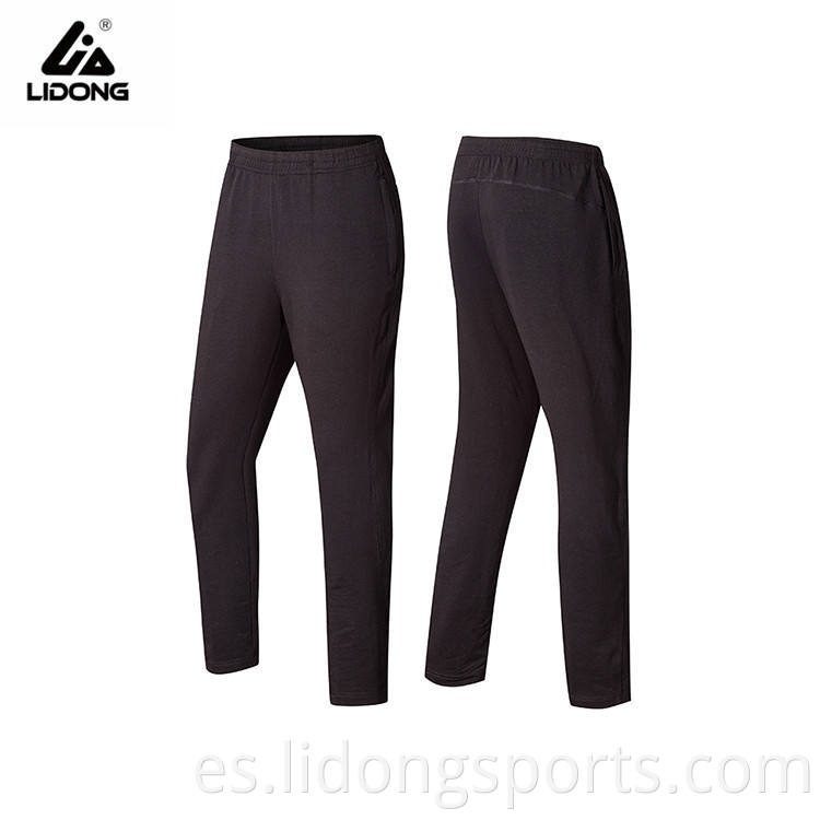 Pantalones de pista casuales al por mayor jogger senderismo pantalones lisos para hombres